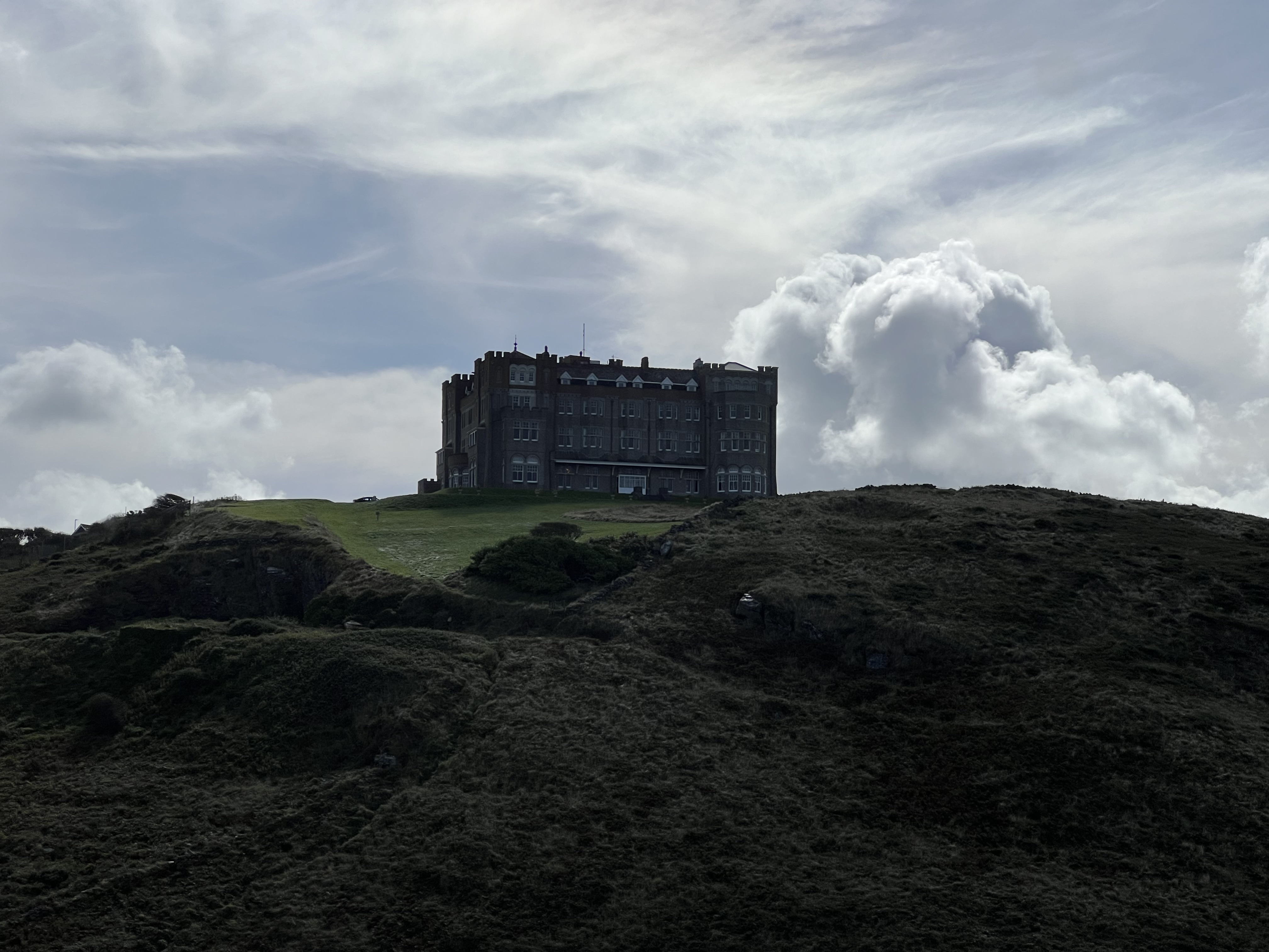 John Mappin's 'Camelot' at Tintagel.